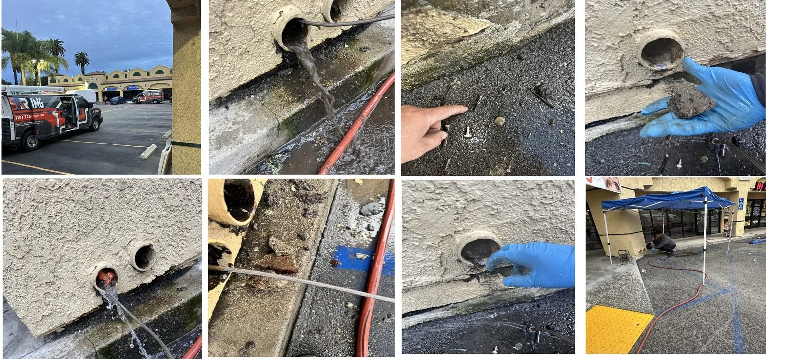Ser Plumbing on an emergency call in Southeast LA County