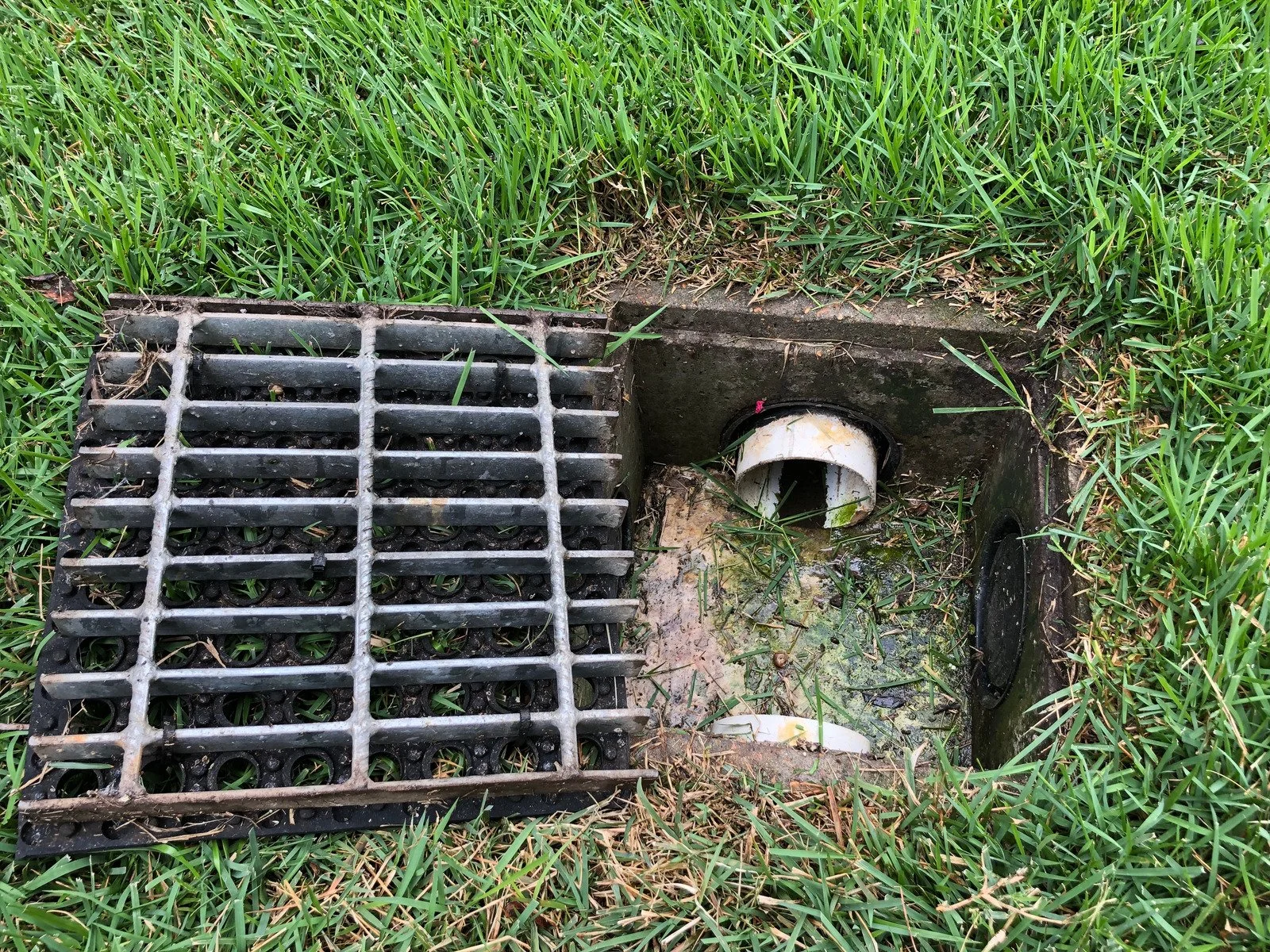 Drain camera inspection showing pipe buildup in SE LA County