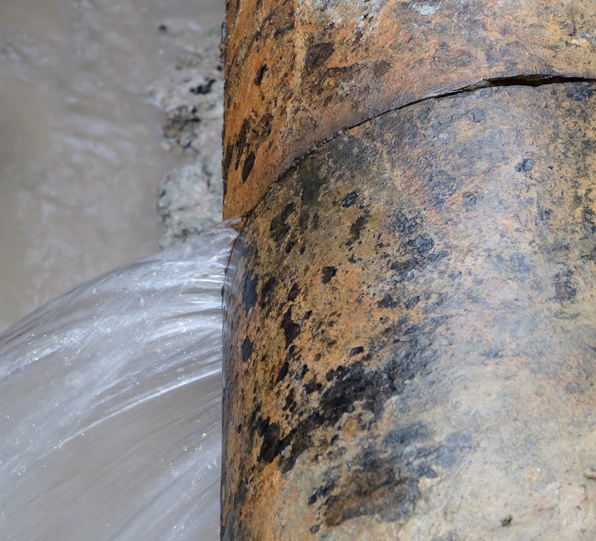 Cast iron pipe lining candidacy inspection in SE LA County