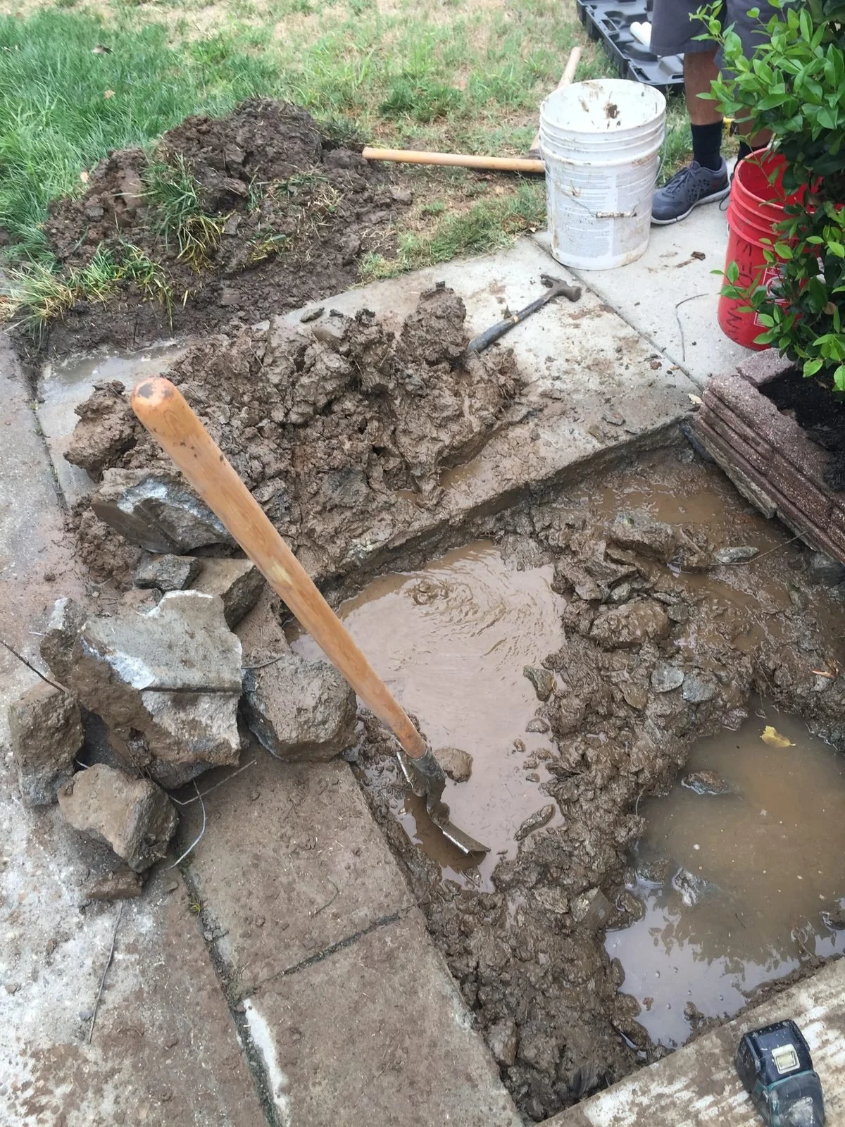 Ser Plumbing plumber documenting findings on a Southeast LA County call