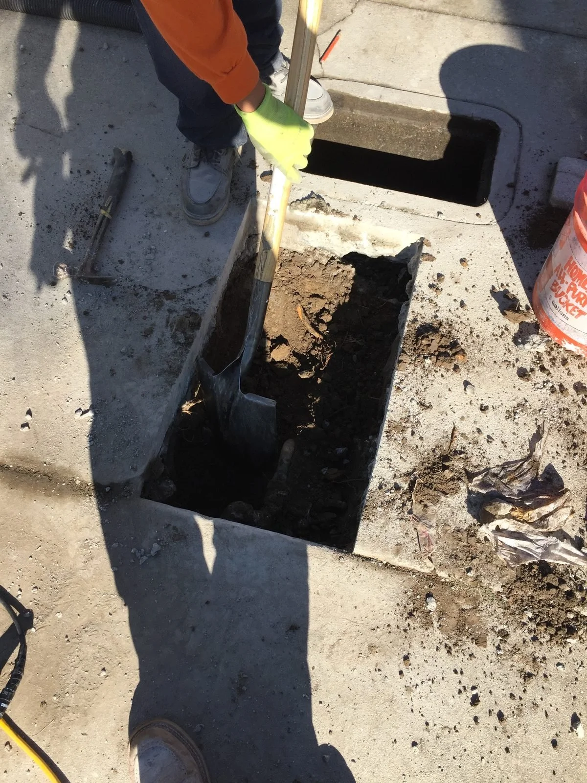 Sewer cleanout installation in Paramount, CA by Ser Plumbing
