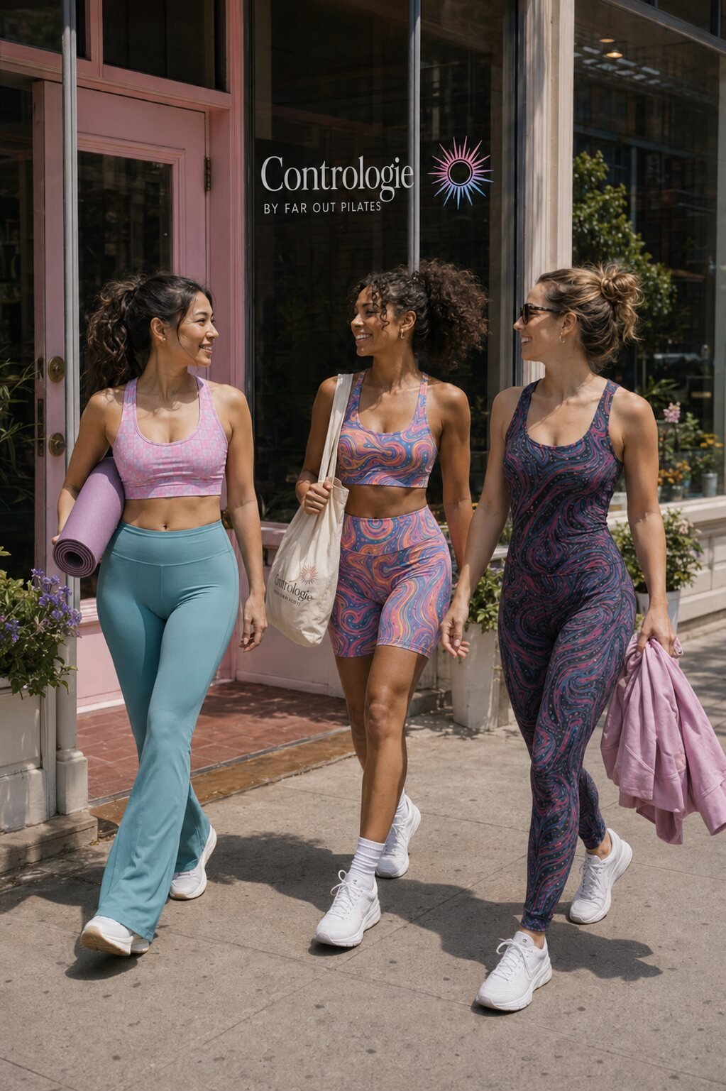 Contrologie activewear styled for the street