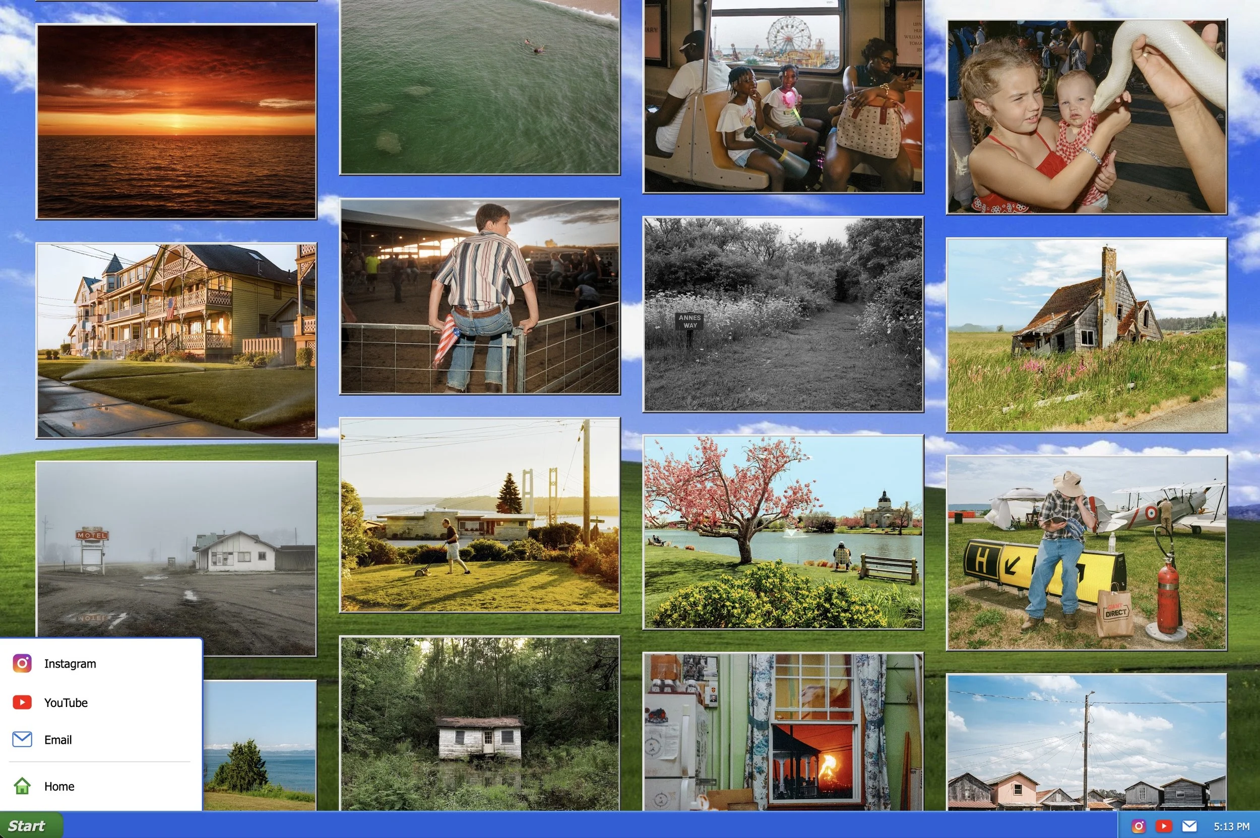 David Lowcher's site home screen