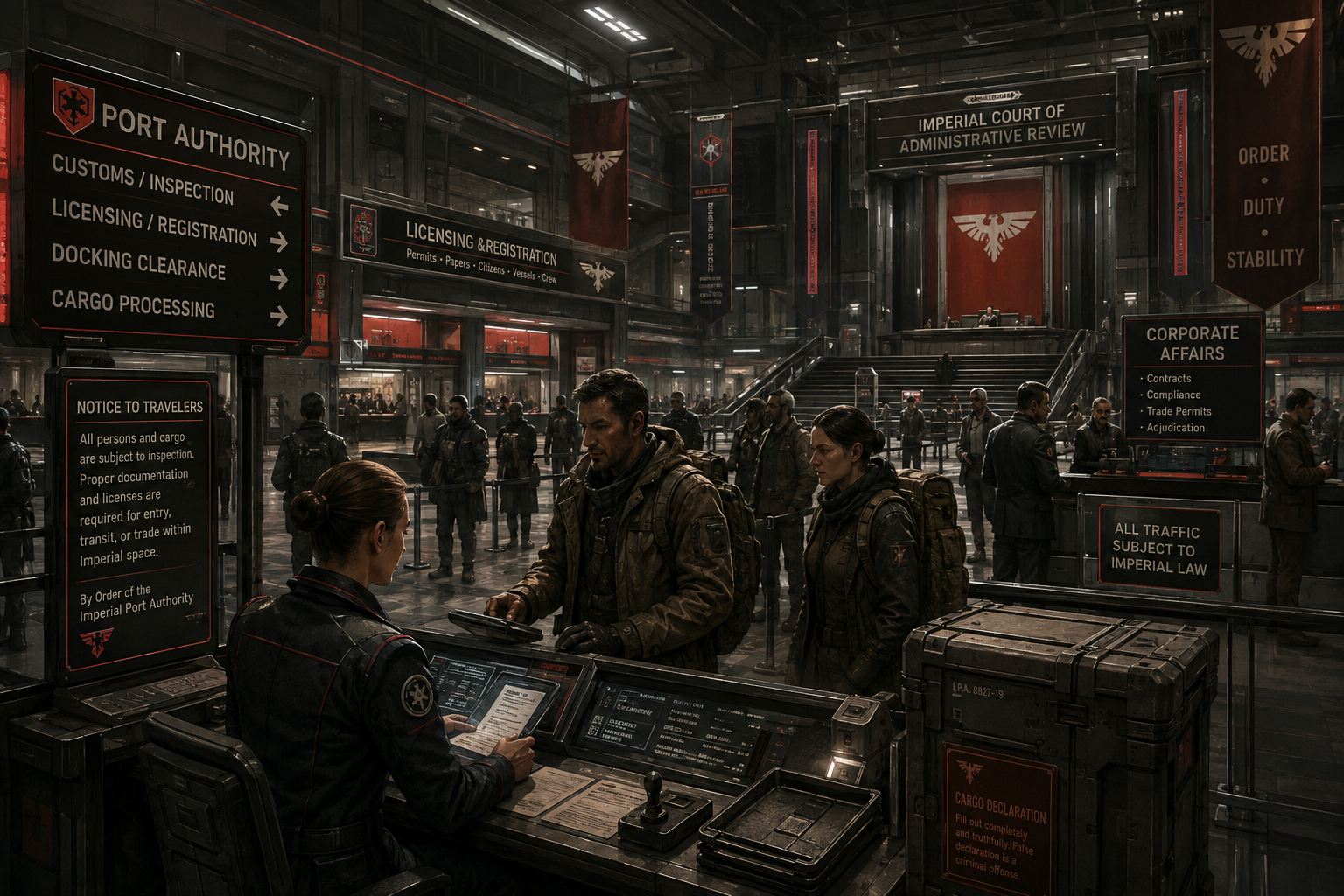 Bureaucracy and institutional systems within the Imperium