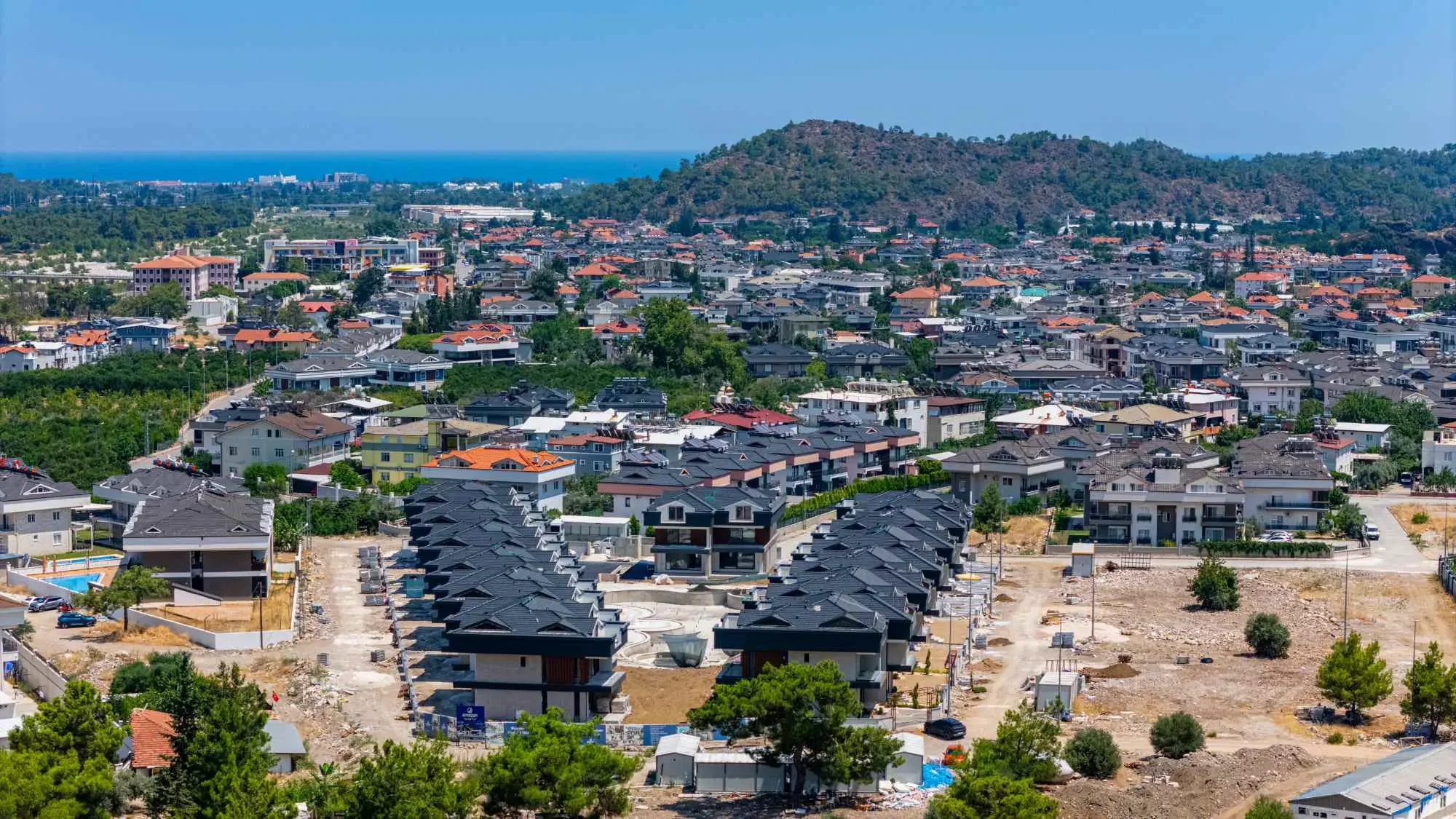 Kemer Kuzdere'de ikiz villa projesi