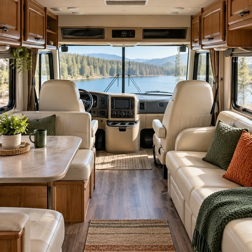 RV after professional interior detailing