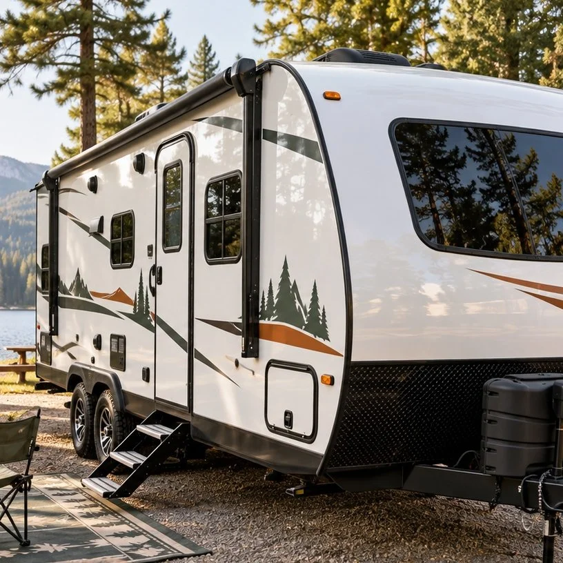 RV after professional wash and wax