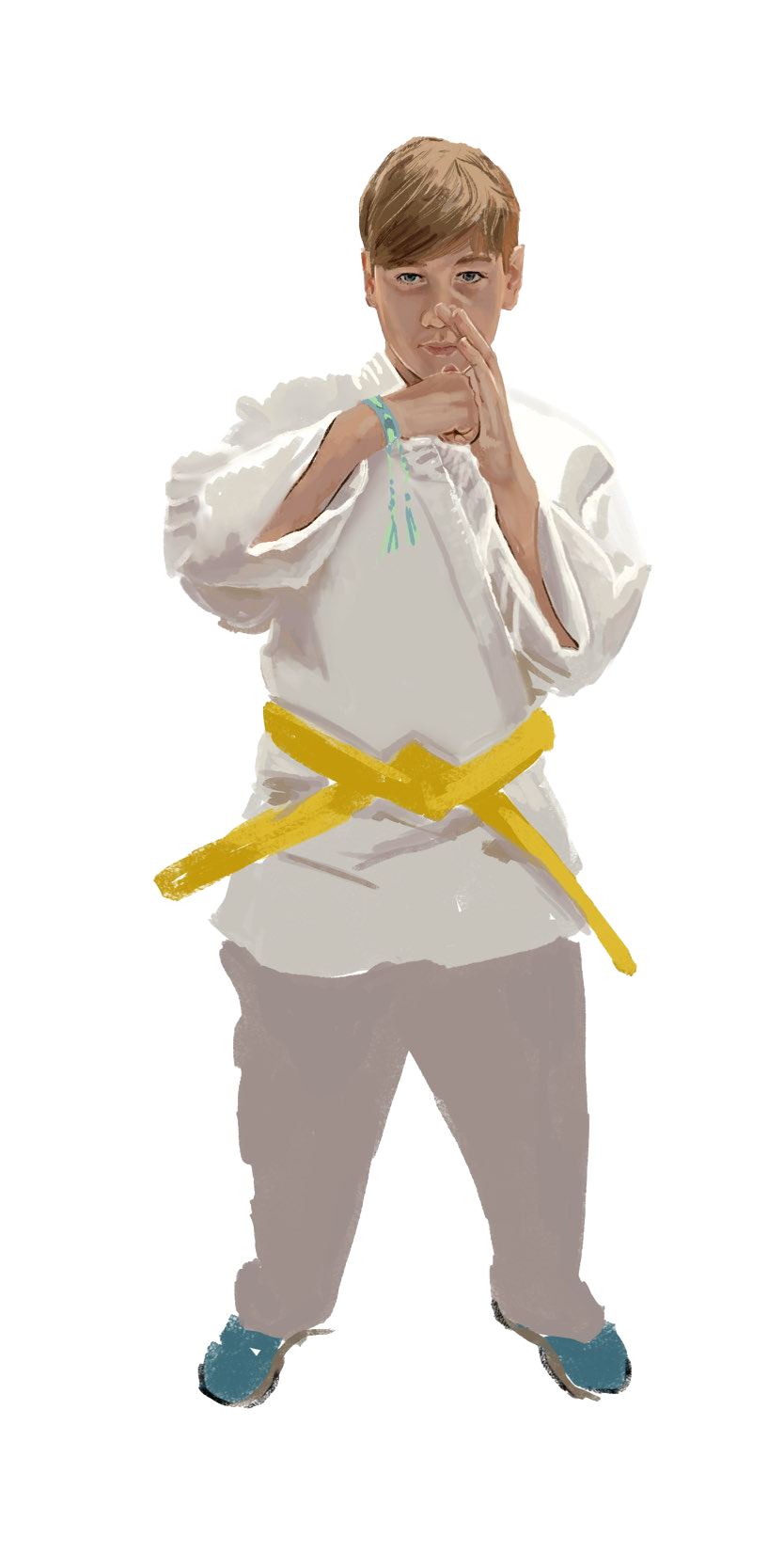 Character illustration from Desert Palms