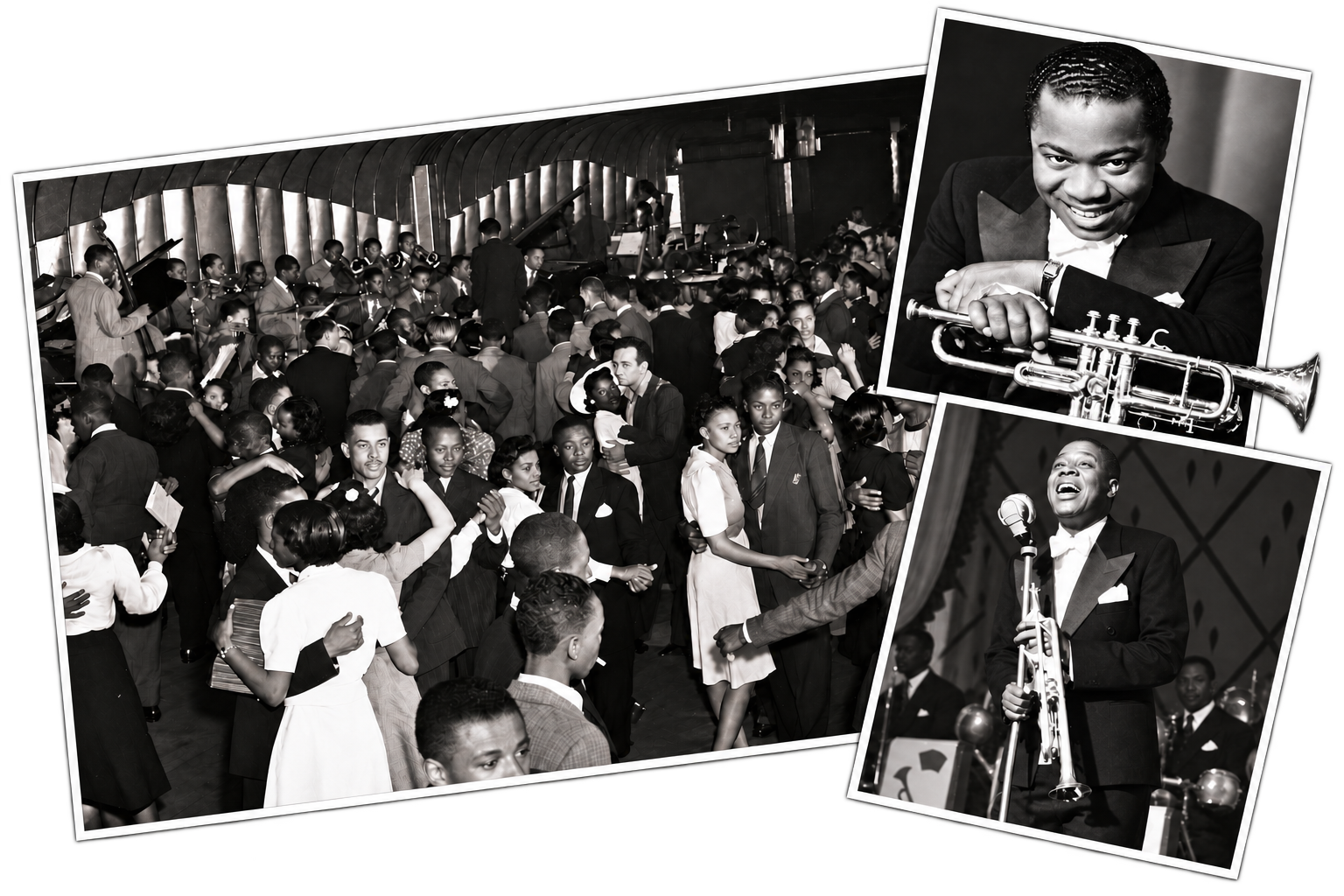 Princess Hall ballroom and Louis Armstrong
