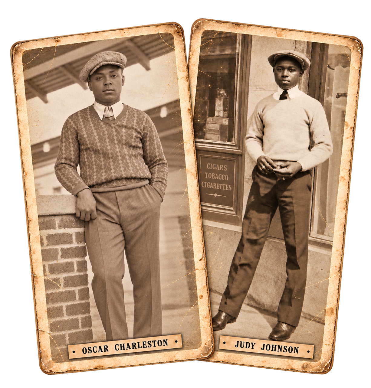 Oscar Charleston and Judy Johnson