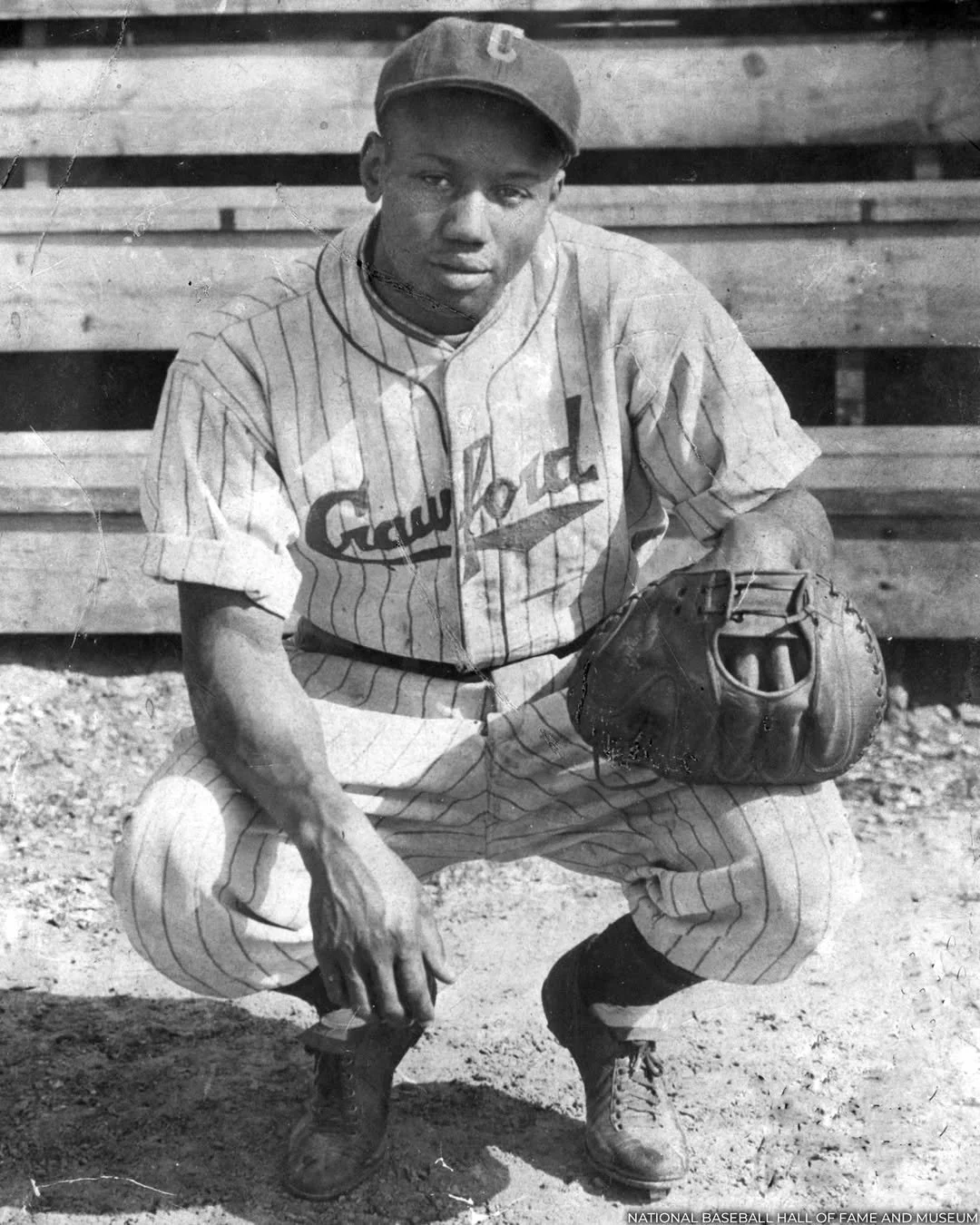 Josh Gibson in Pittsburgh Crawfords uniform