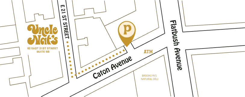 Parking map for Uncle Nat's