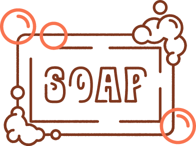 Clean and dry skin