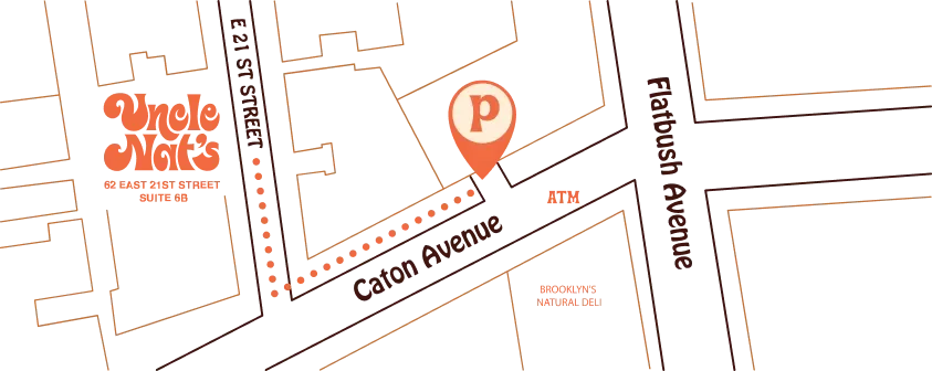 Parking map for Uncle Nat's