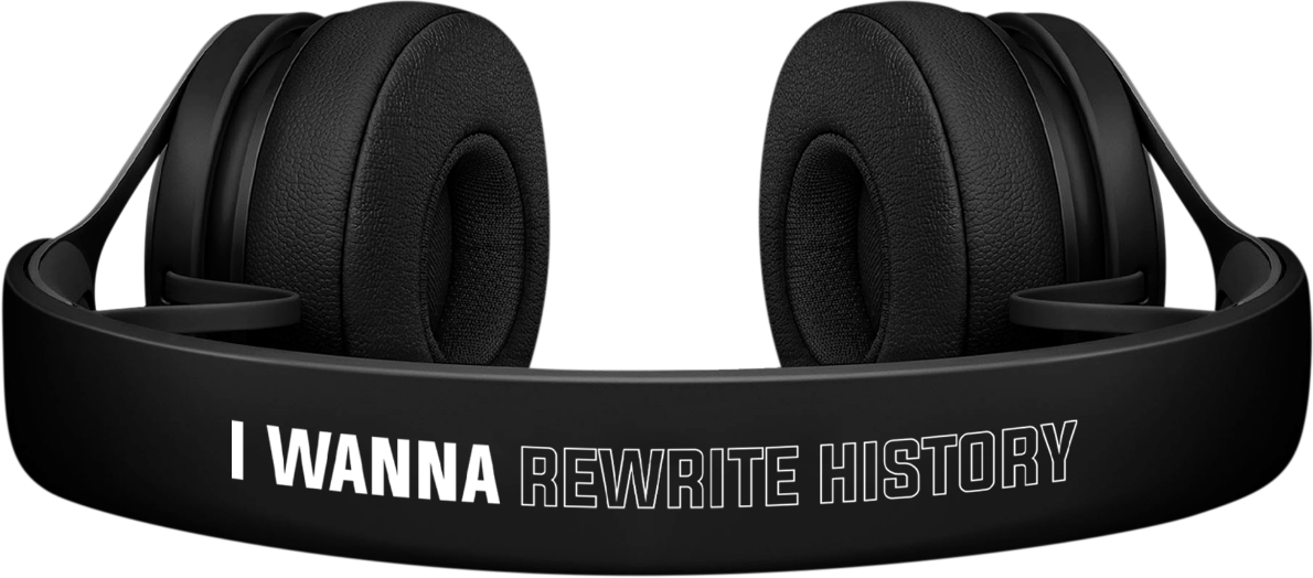 Custom Creed II Beats headphones rear view