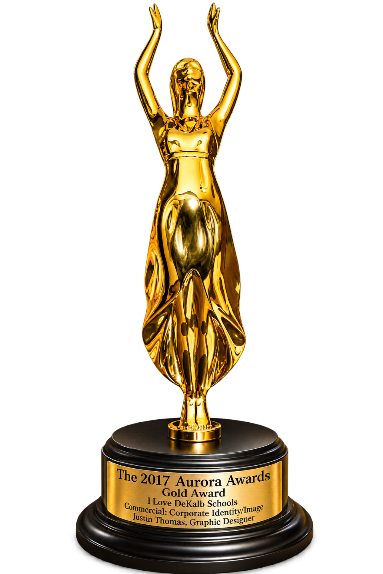 2017 Aurora Gold Award trophy