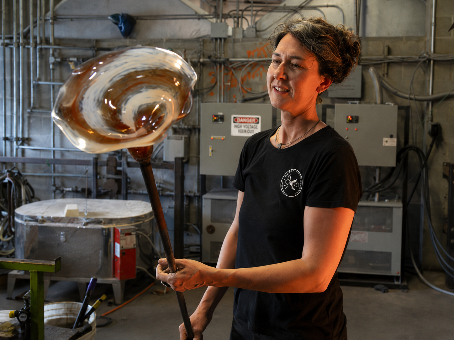 Glass blowing in Lincoln City