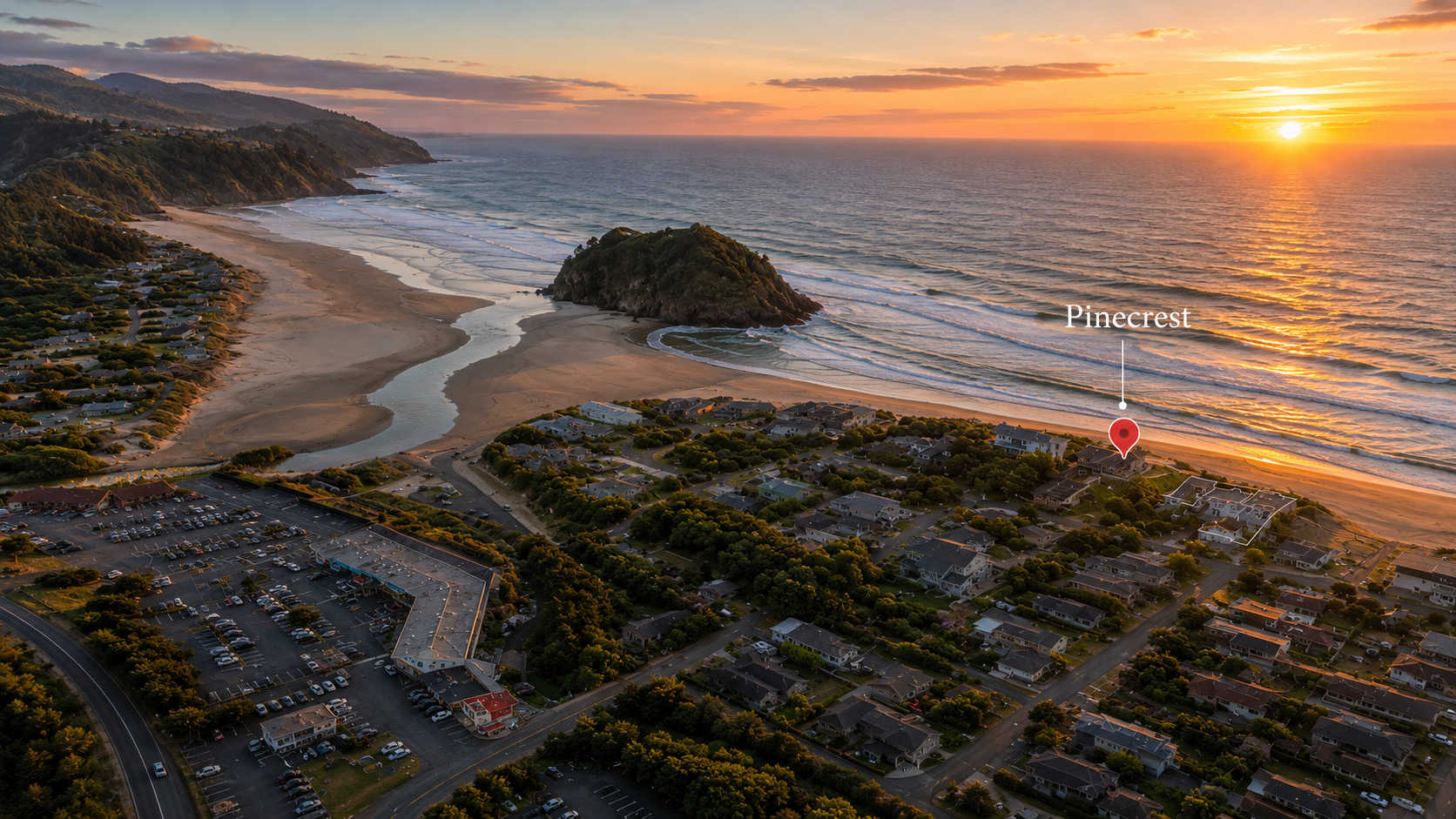 Proposal Rock and Neskowin Beach near Pinecrest