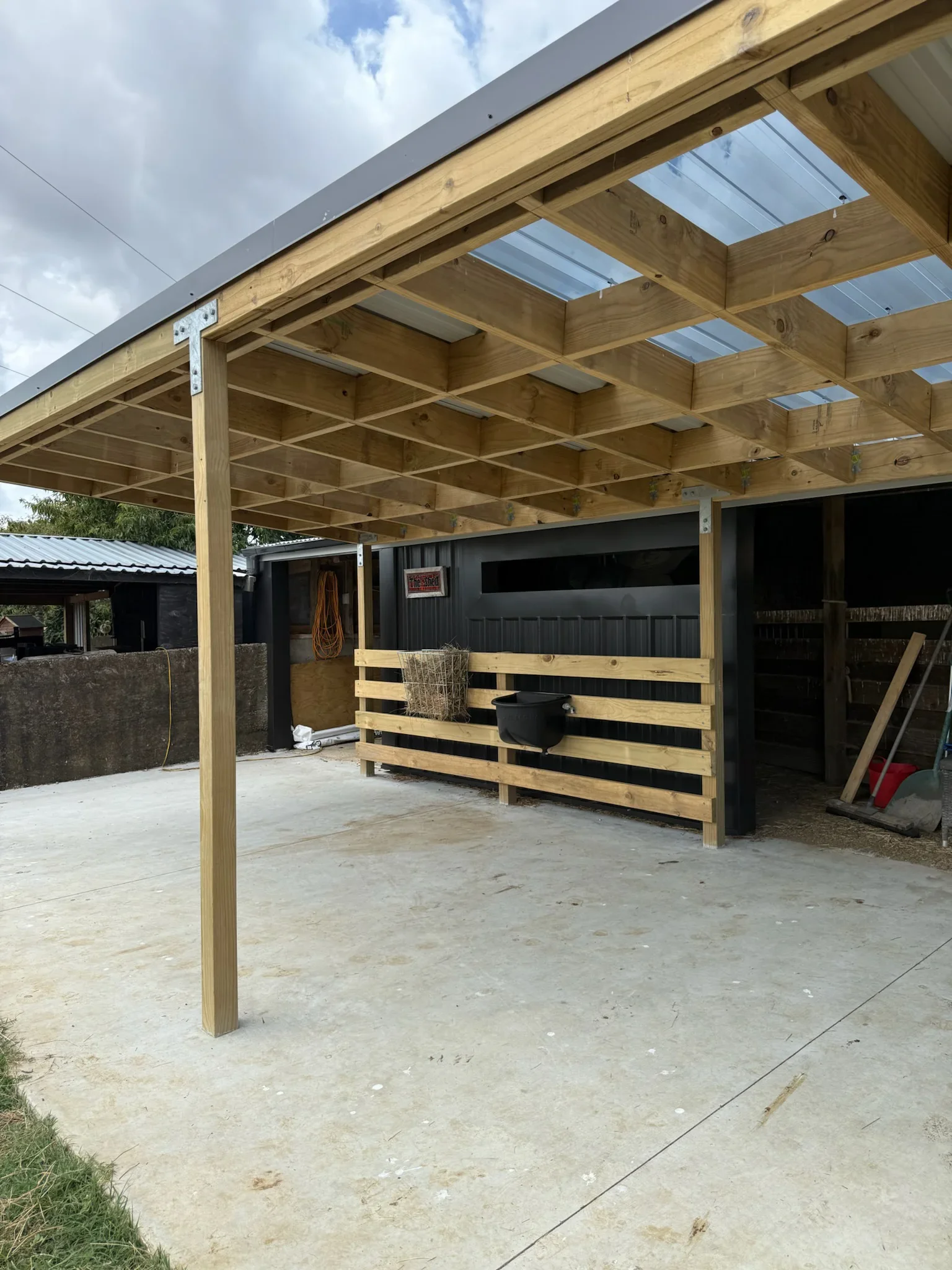 Rural shed build by Dexterity Build in the Waikato