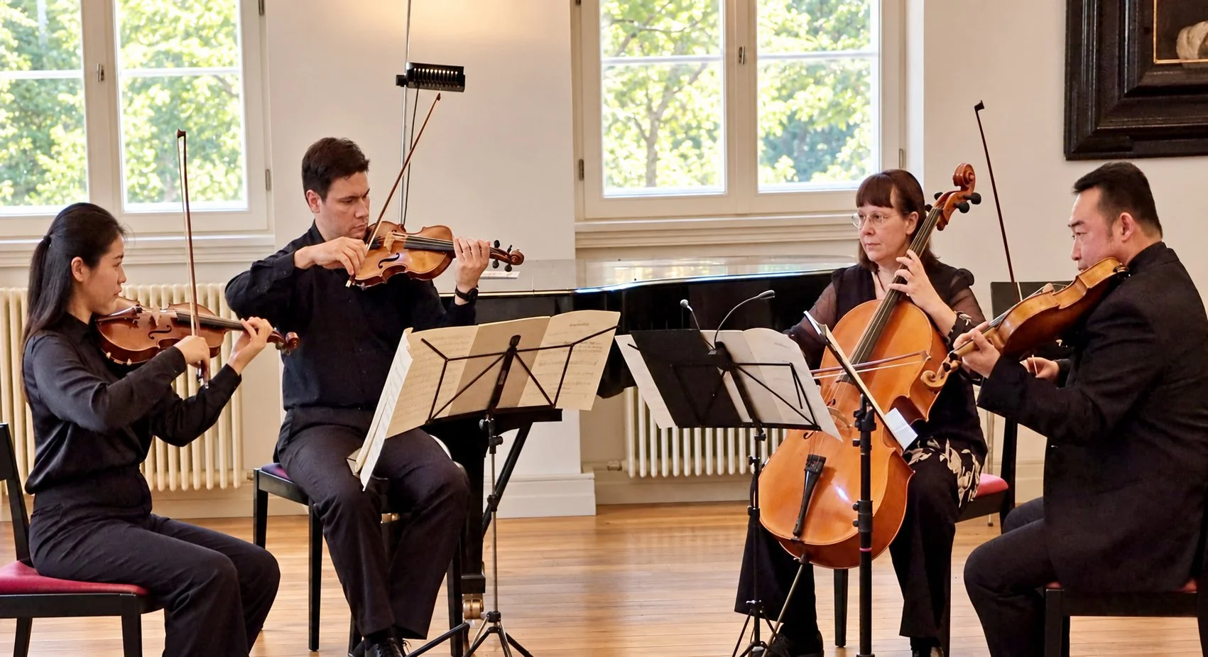Erichson Quartett Berlin bei einem Konzert