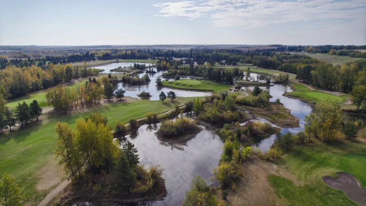 An aerial view of an Islamic Relief Canada event.