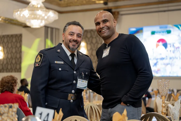 Guests at the Breaking Bread, Building Bonds gala.