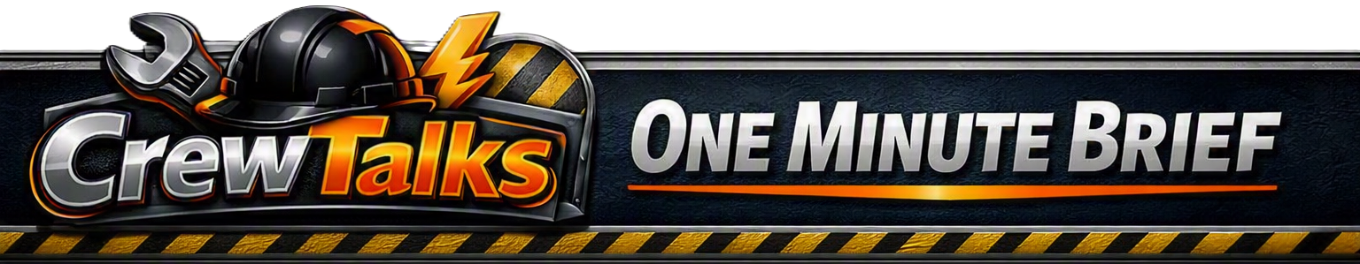 CrewTalks One Minute Brief