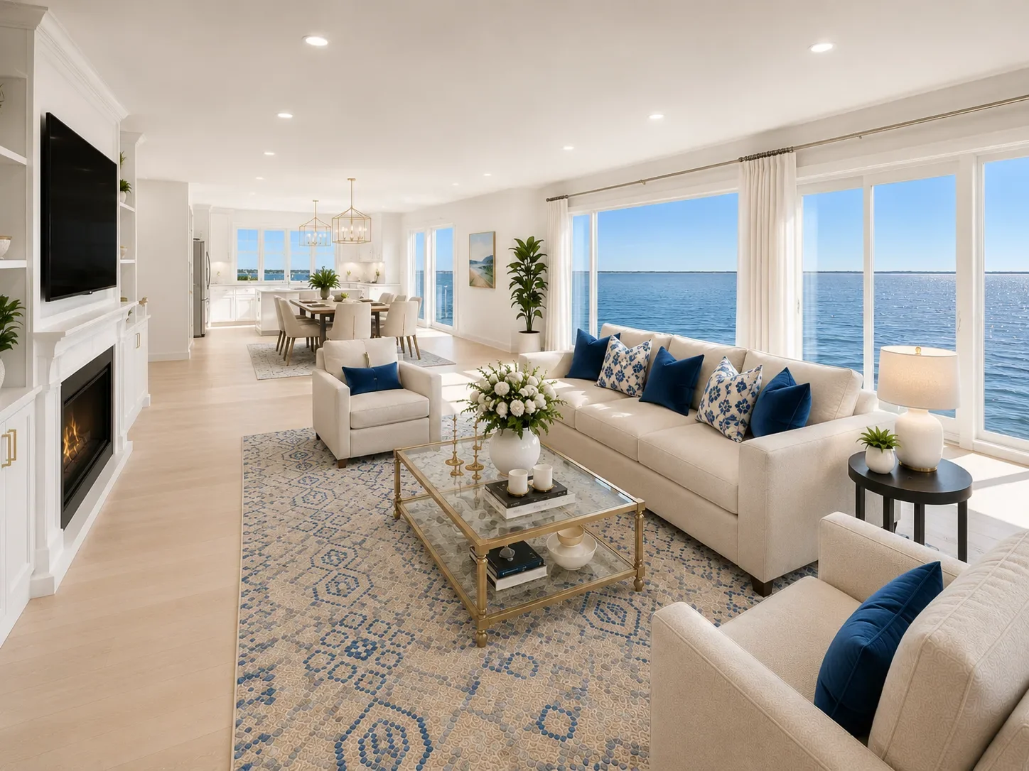 LaSata bayfront living room interior