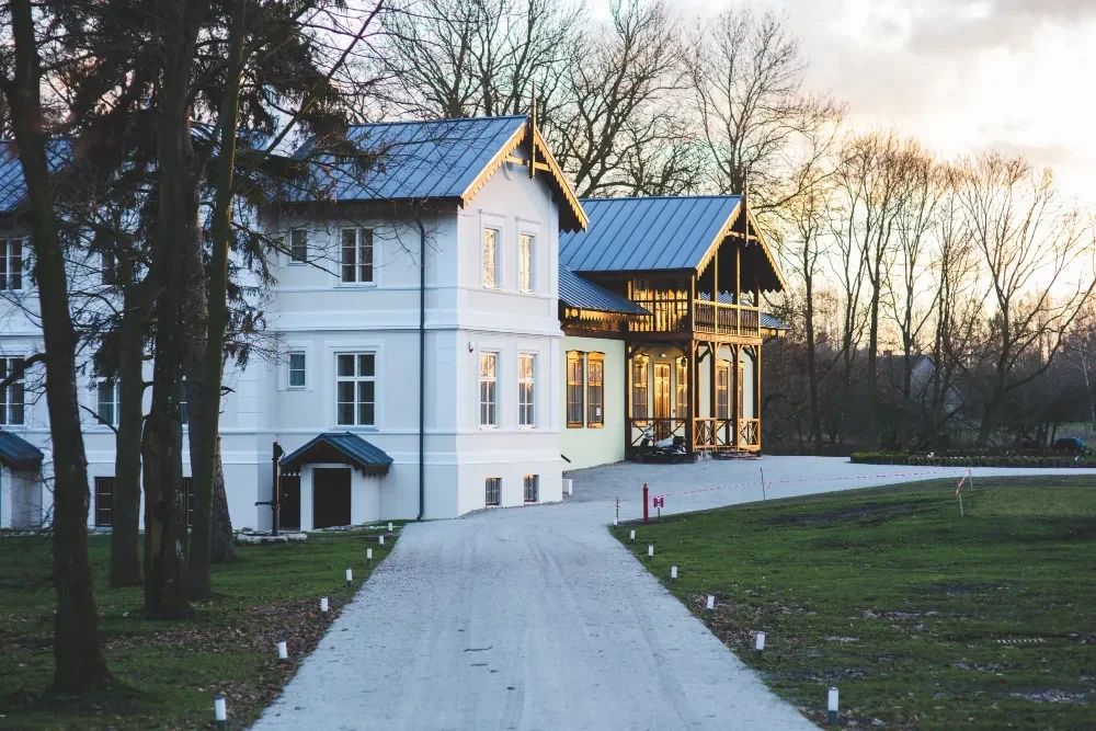 Finished modern farmhouse