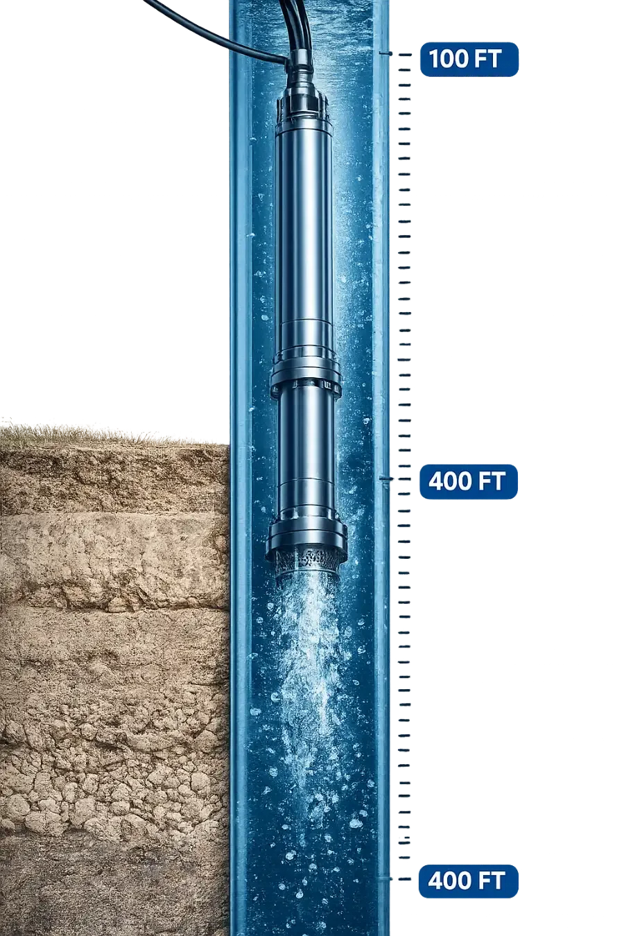 Deep submersible well service in Central Florida