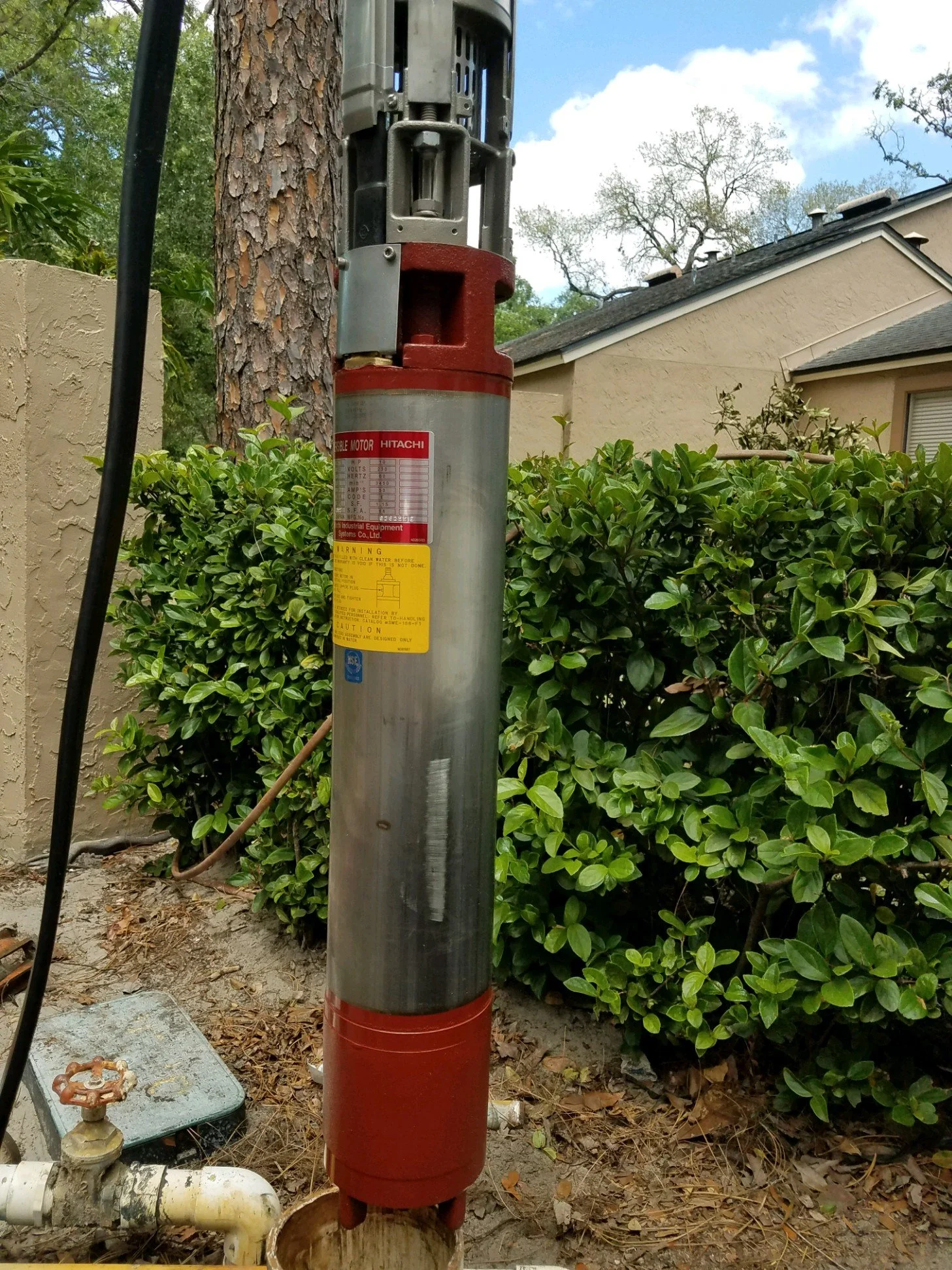 Well casing and booster riser pipe - Pump Repair Services, Orlando FL