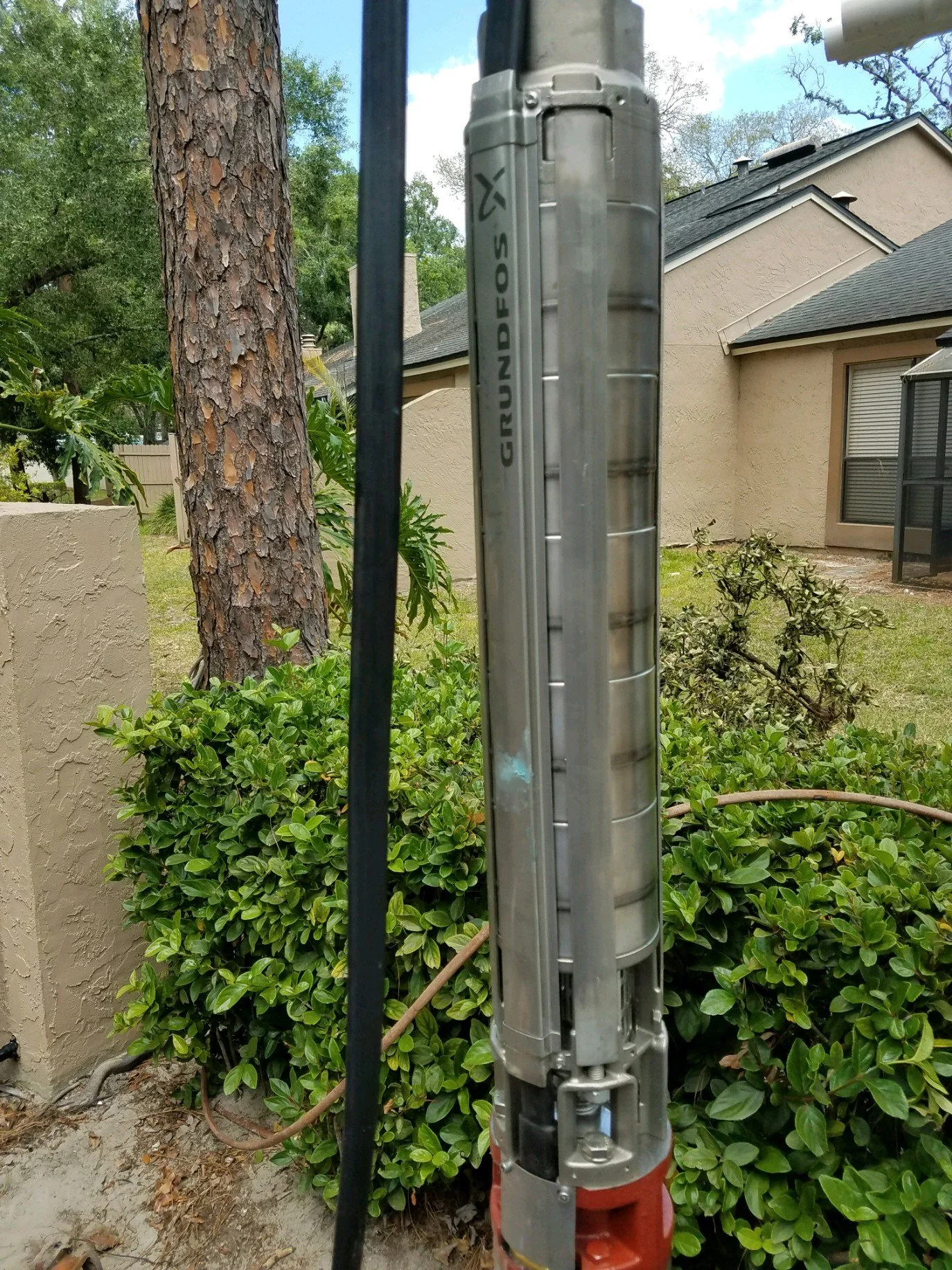 Irrigation riser and control wiring - Pump Repair Services, Orlando FL