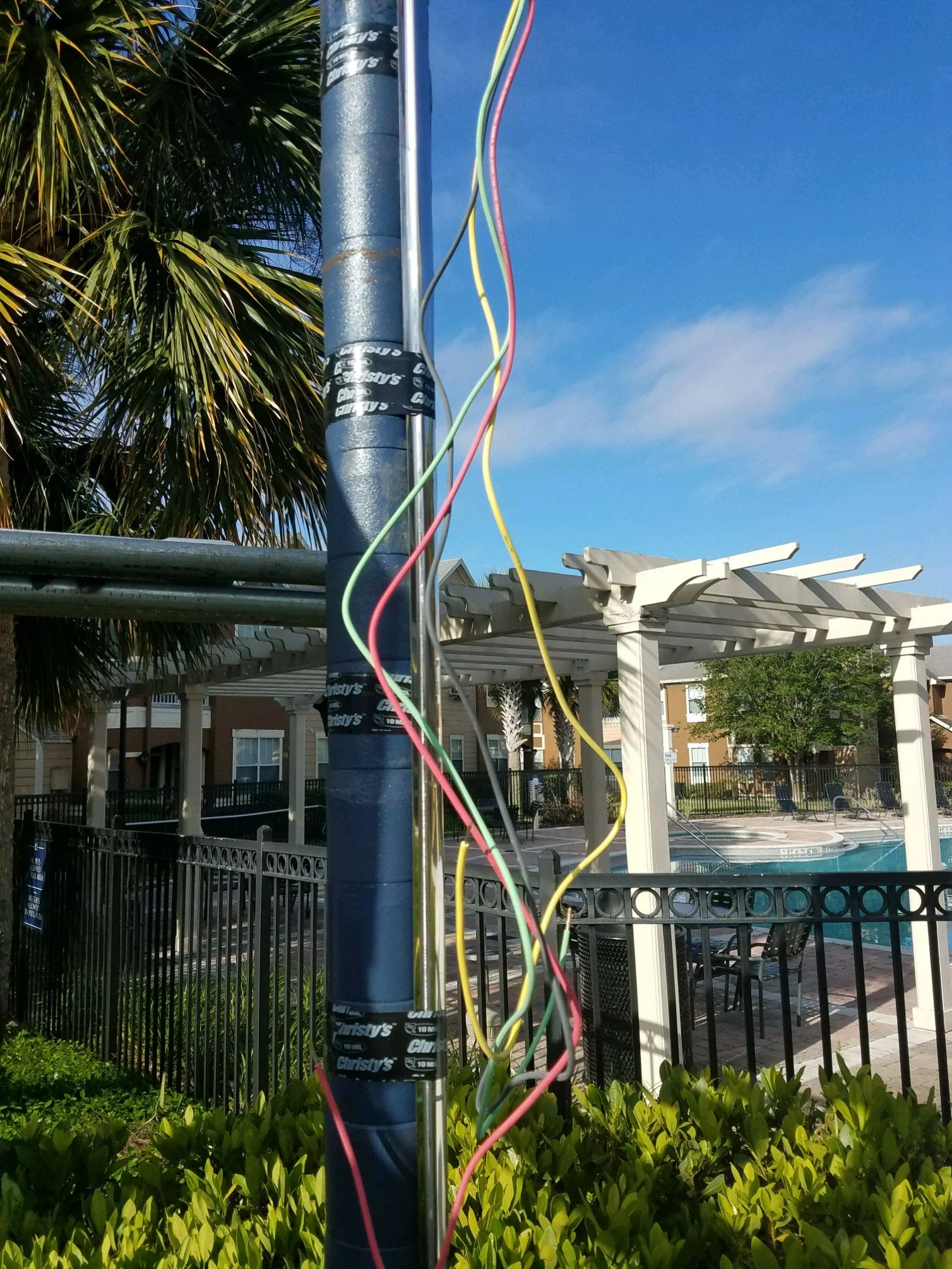 Pump controls and pipework against open sky - Pump Repair Services, Orlando FL
