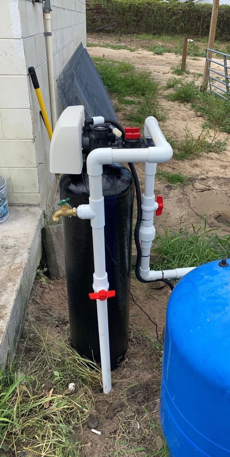 Pressure tank and treatment plumbing - Pump Repair Services, Orlando FL