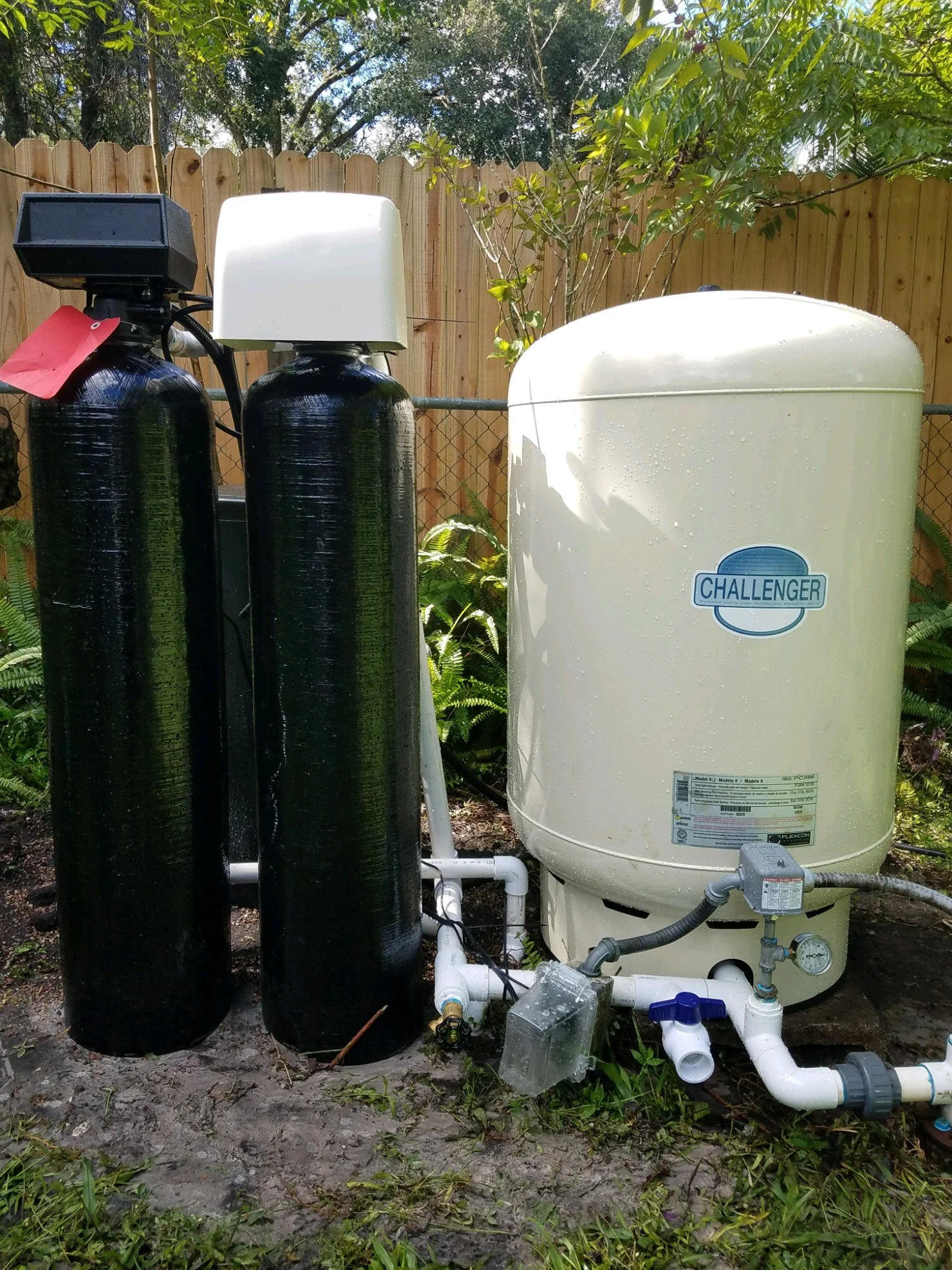 Carbon tank, softener and pressure tank - Pump Repair Services, Orlando FL