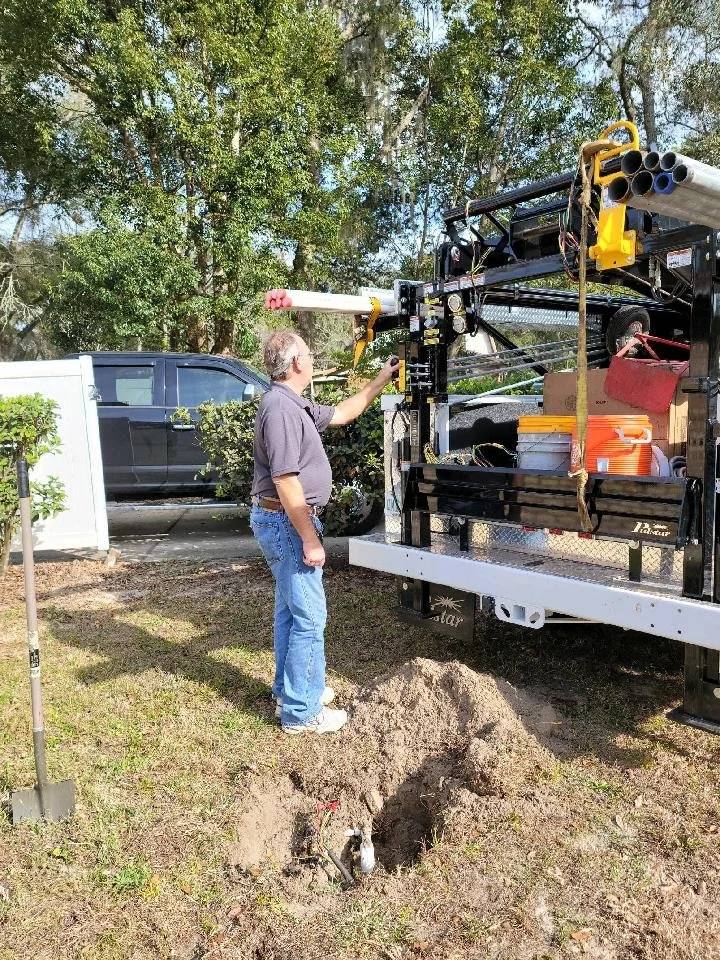 Working at the rig on a well job - Pump Repair Services, Orlando FL