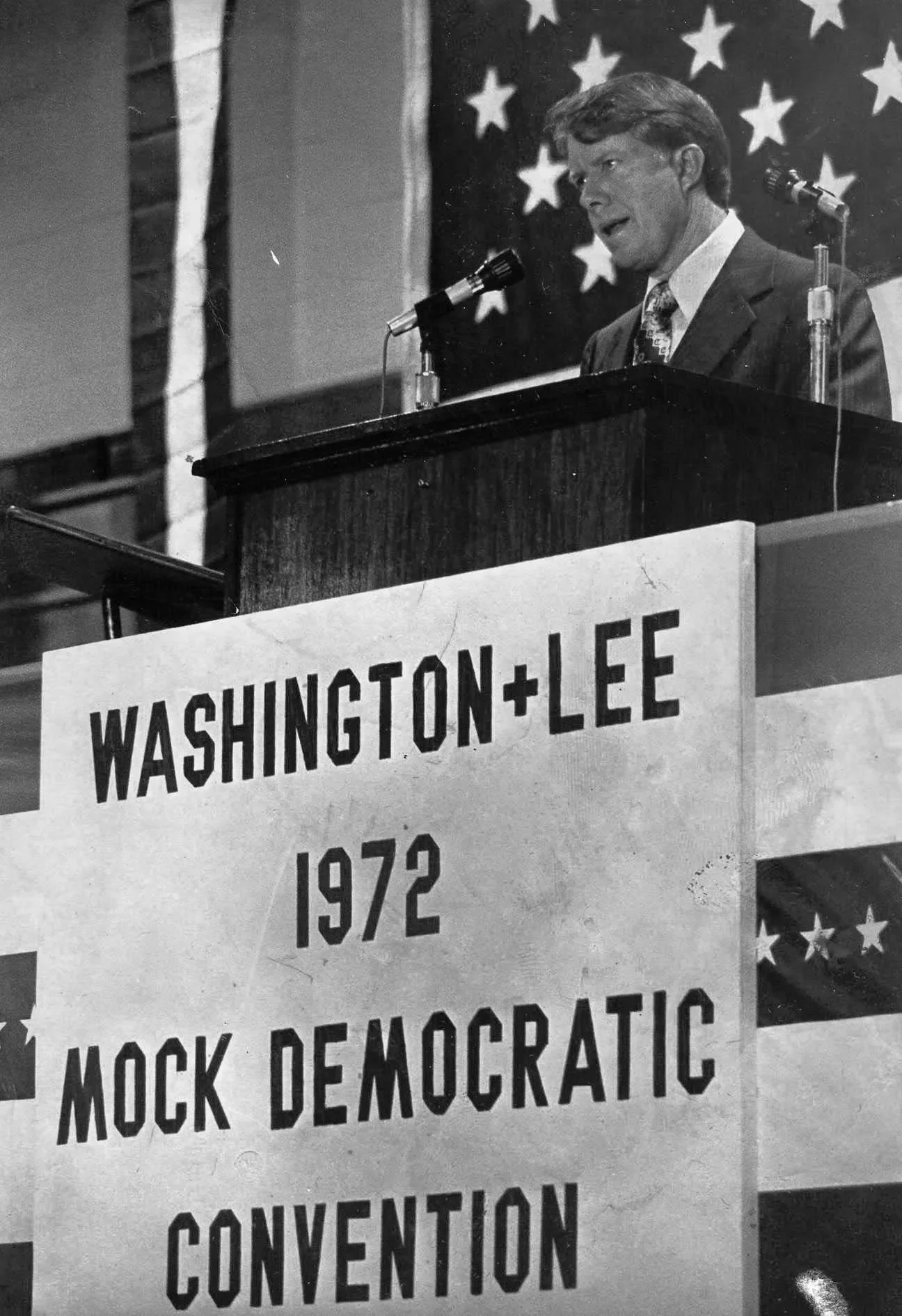 President Jimmy Carter at Mock Convention