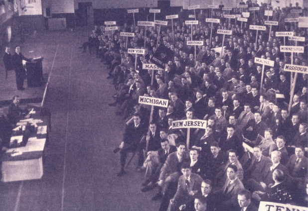 1932 Mock Convention floor