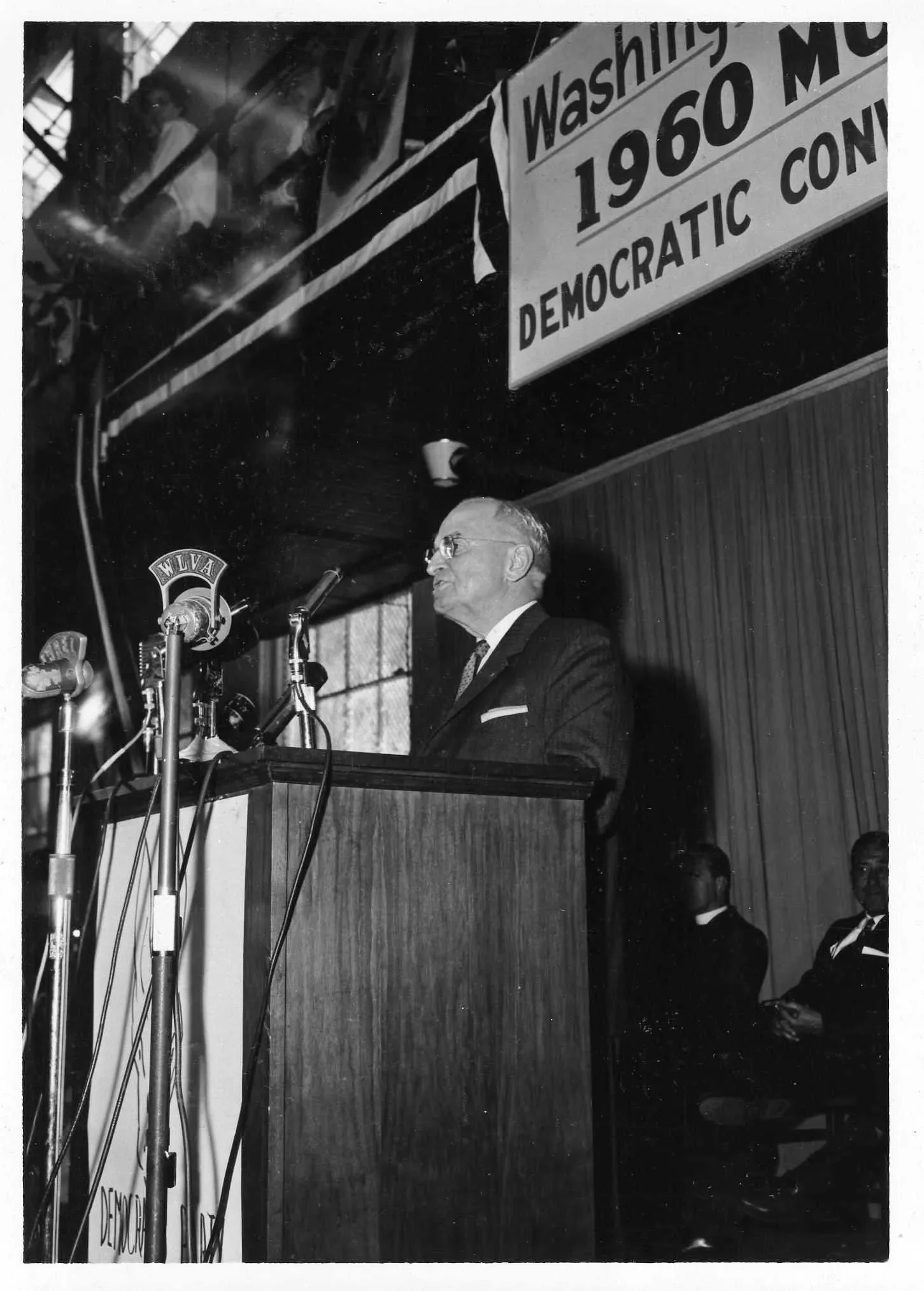 President Harry Truman at Mock Convention