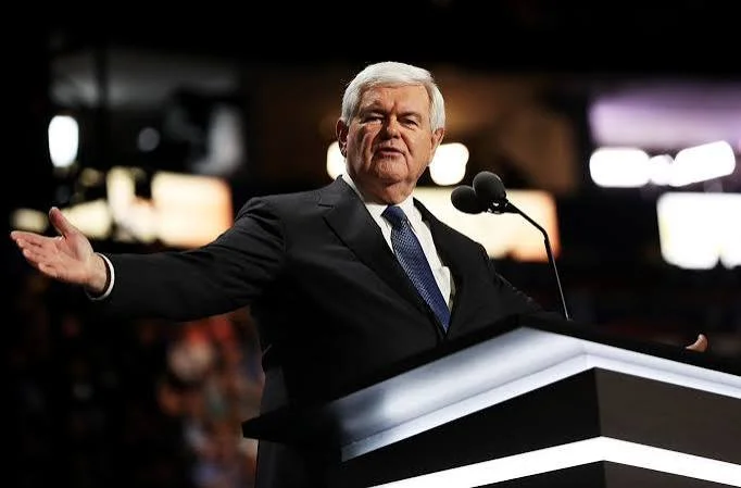 Newt Gingrich at the 2016 Mock Convention