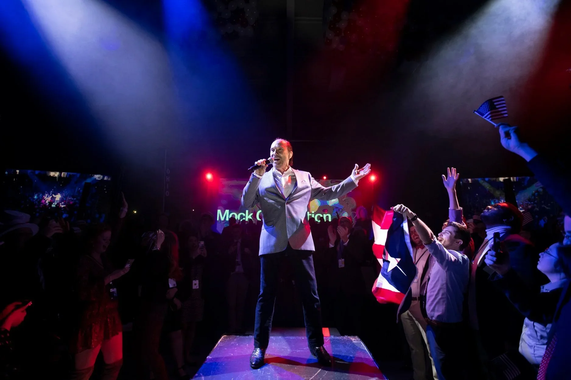 Lee Greenwood at Mock Convention