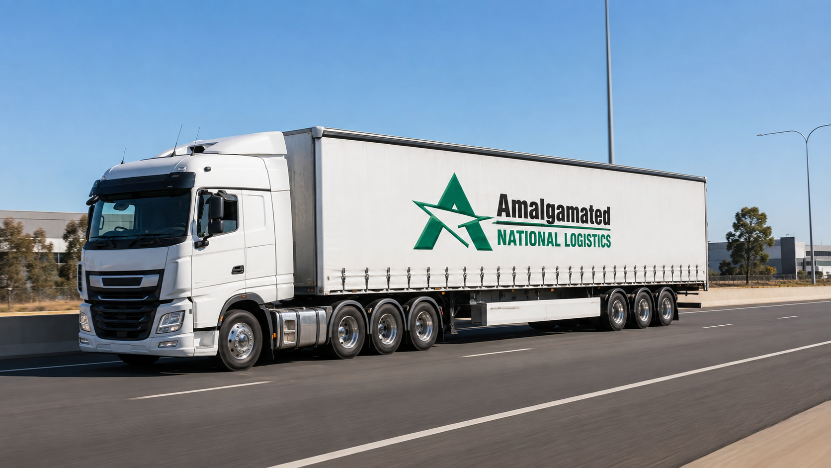 ANL-branded semi-trailer travelling on an Australian road