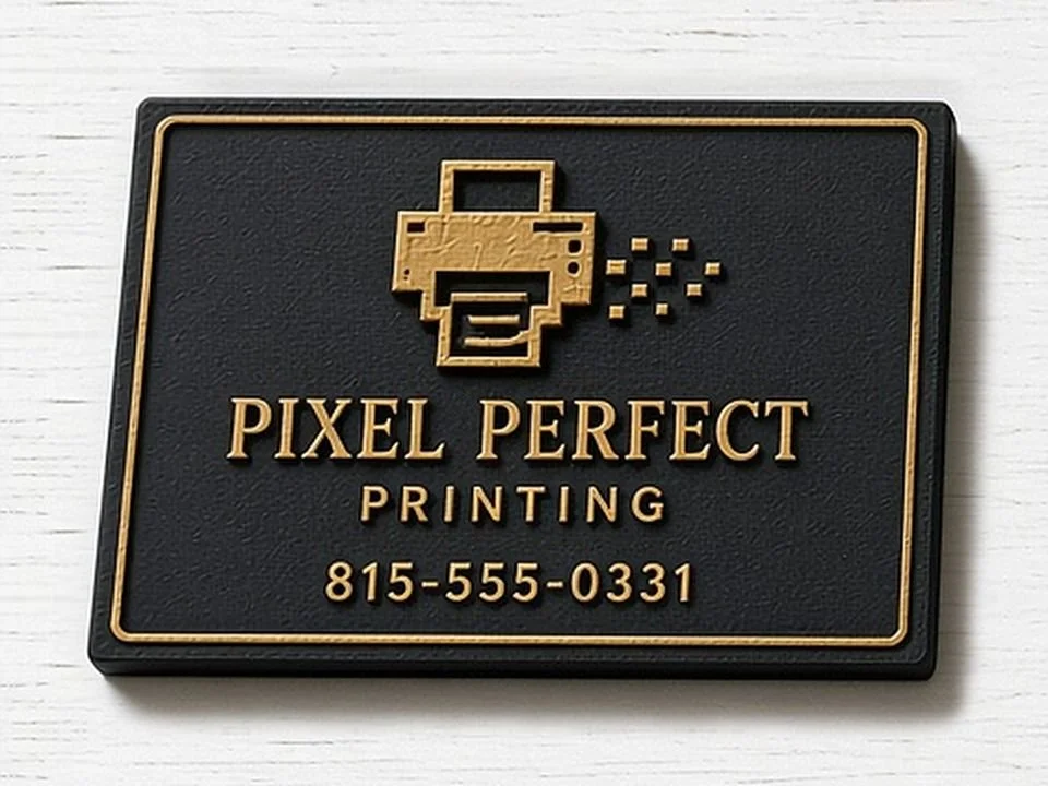 Pixel Perfect Printing example card