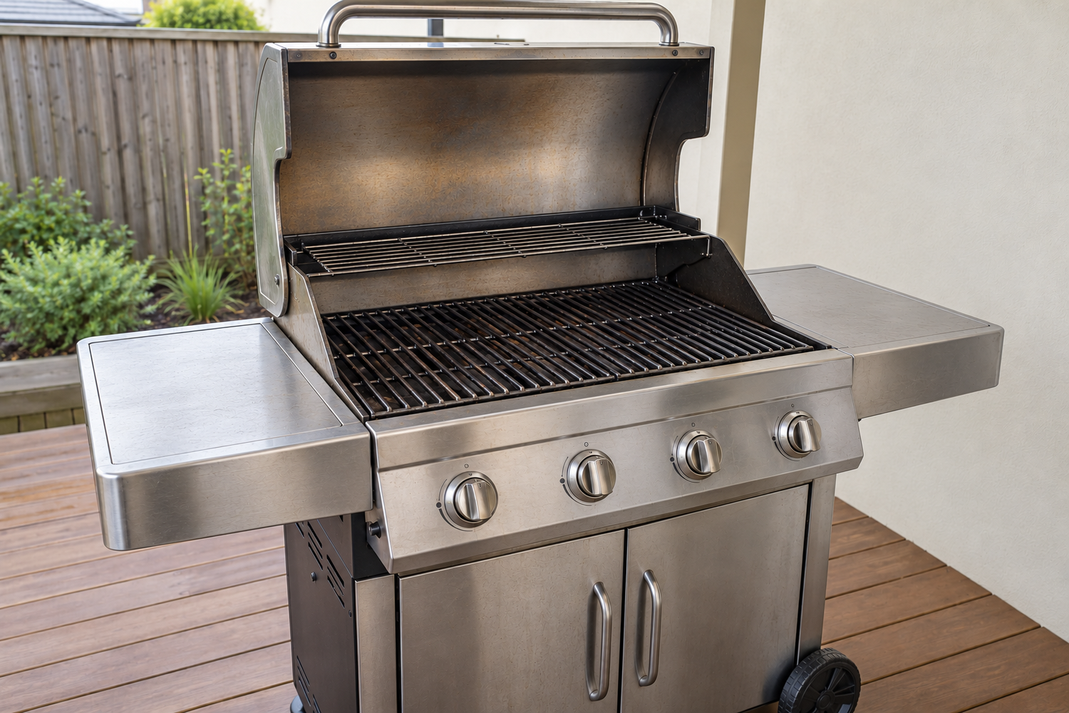 AI-generated illustration: BBQ cleaning after cleaning