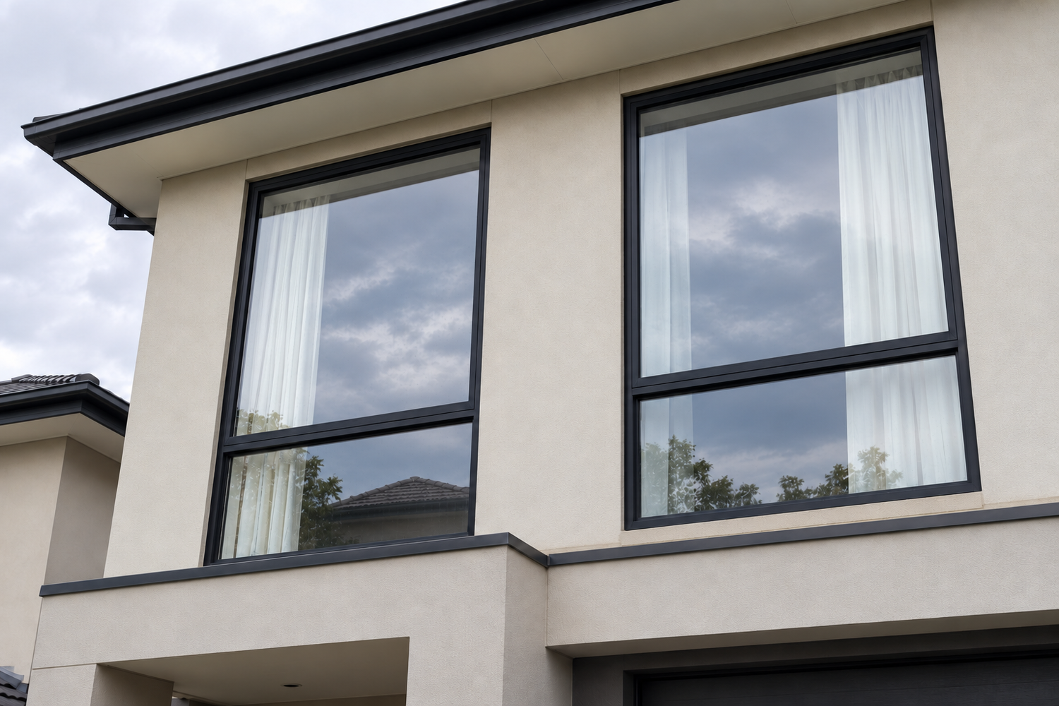 AI-generated illustration: High windows after cleaning