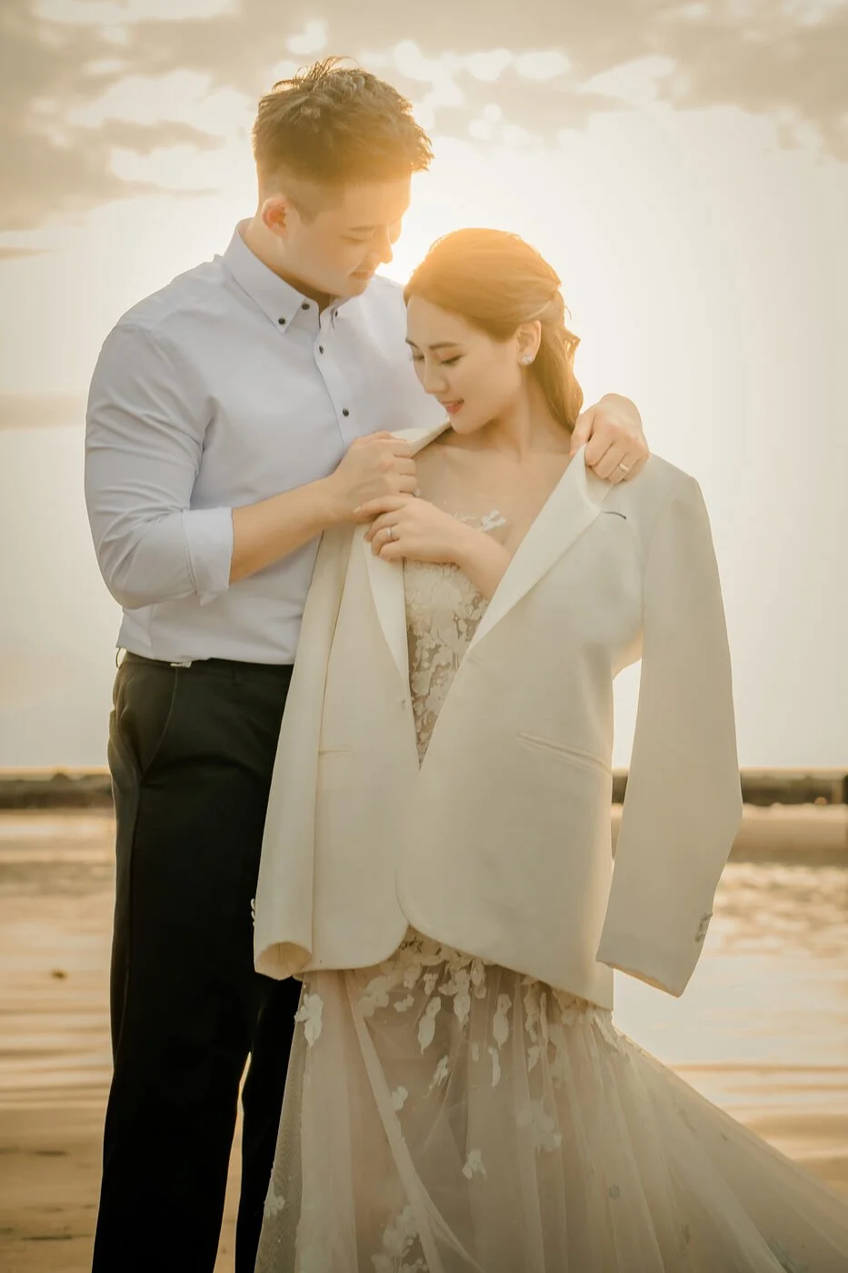 淡水婚紗照｜雲朵般的紗｜Sophia Studio 台北婚紗攝影
