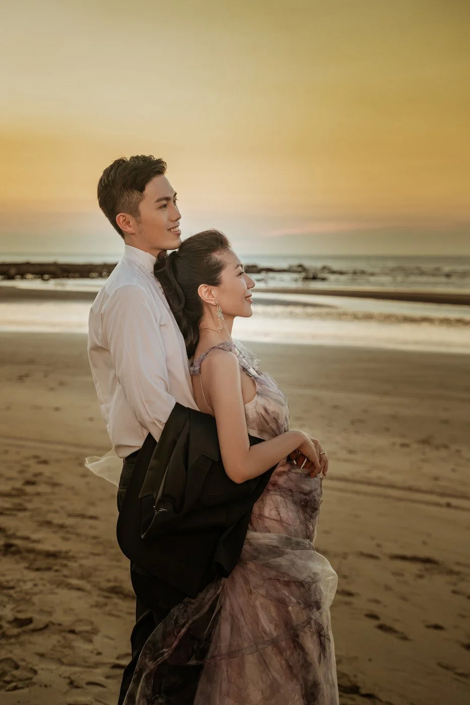淡水沙崙夕陽婚紗照｜Sophia Studio 台北婚紗攝影