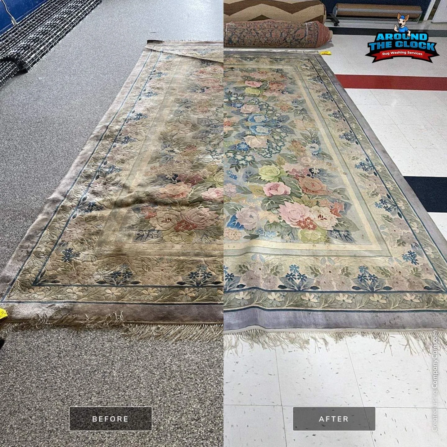 Before and After comparison graphic