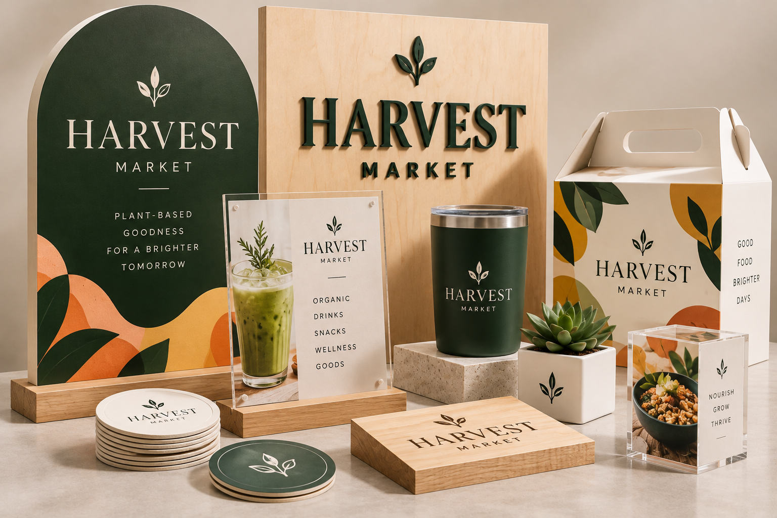 Digital printing on rigid products and display materials