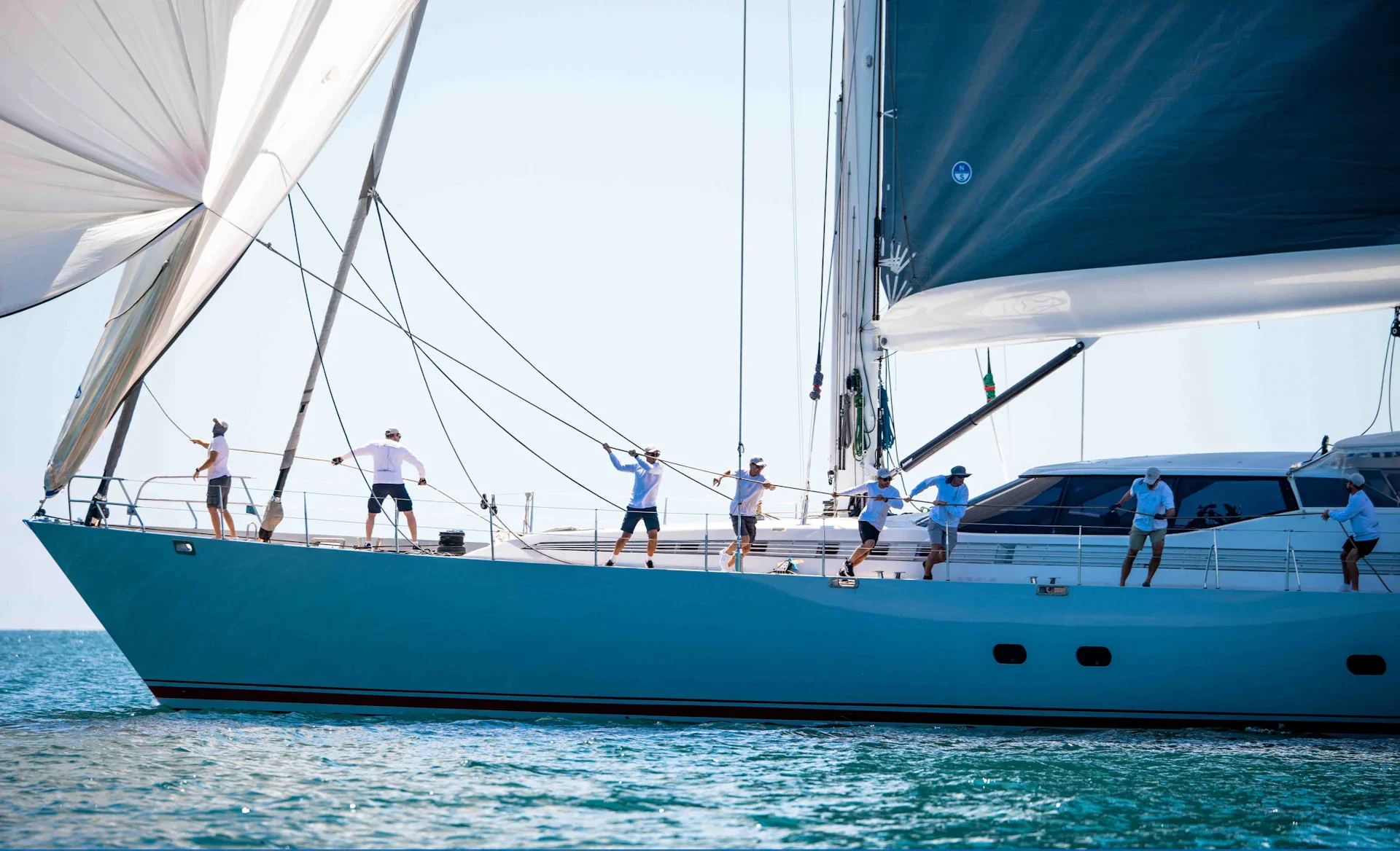 Radiance: Sailing close-up